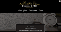 Desktop Screenshot of pensiuneagolden.ro