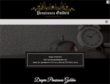 Tablet Screenshot of pensiuneagolden.ro